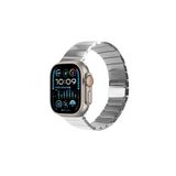 Watch Paslanmaz Mıknatıslı Baklalı Çelik Metal Saat Kordonu 42 44 45 49mm Uyumlu Silver Gümüş Rengi
