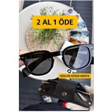WATCHOFROYAL Güneş Gözlüğü Kadın & Erkek Uv400 Cam Ce Belgeli Siyah Re982w