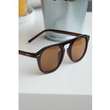 WATCHOFROYAL Royal Eyewear Re1107 Koyu Kahverengi Güneş Gözlüğü