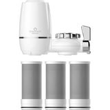 Water Aktive Edilmiş Karbon Filtreli Musluk Ucu Arıtıcı / 3 Adet Karbon Filtreli KARTUŞ/GW-D03P - Çok Renkli
