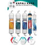 Water Chem İhlas Aura Cebilon Silver Platinum ve Plus Uyumlu 5'li Filtre Seti (NSF ve WRAS Belgeli) Açma Anaht