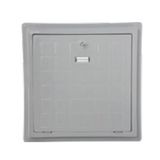 Water Fun Housing Cover Cam Takviyeli Polyester Gri 80x80 cm İç 104x104 cm Dış Makine Dairesi Kapağı