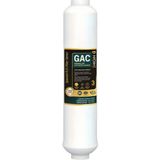 Water Global Su Arıtma Filtresi Gac Aktif Karbon Filtre Kapalı Kasa Uyumlu 12'' Inline Klor Tat Koku Giderici