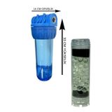 Water Jobs 10" Daire Girişi Silifoz (Kireç Kırıcı) Filtreli Set