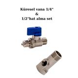 Water Jobs Su Arıtma Cihazı Küresel Vana Ve 1/2 Hat Alma Aparatı