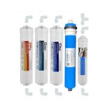 Water planet filter technology Su Arıtma Kapalı kasa tezgahaltı uyumlu filtre seti - Hsc filtre 5'li set - Vontron membran 80gbd