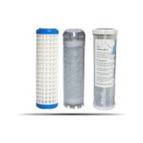 Water Quality 10" Daire-Tesisat Girişi Filtre Seti 3'lü Yıkanabilir Yıkanabilir - Silifoz - Blok Karbon CTO