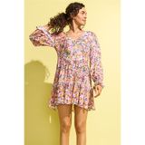 Watercult Pretty Boho Tunik, M, W3752103, Pembe, Kadın