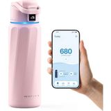Waterh Boost Akıllı Termos | Hidrasyon Takibi Yapan, Yalıtımlı 946 ml / 32 oz Akıllı Şişe - Pembe - 950 ml