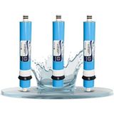 Waterking plus LG Membran Filtre 3'lü Paket Kapalı Kasa Su Arıtma Yedek Parça