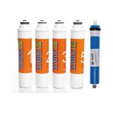 Waterlife Su Arıtma Cihazı Uyumlu 5 Aşama Filtre Seti Vontron Membran