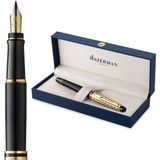 Waterman SE25 Expert Deluxe Siyah Gt Dolma Kalem, M Uç - Altın - Sarı