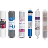 Watermanya Açık Kasa Su Arıtma Cihazı 6'lı Filtre Seti 10 Aşamalı Vontron Membran (4'lü Mineral Filtre)