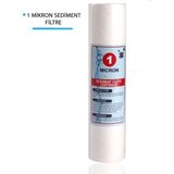 Watermelon Daire Bina Sayaç Girişi Su Arıtma ve Yumuşatma 1 Aşama Yedek Filtre Seti (1 Mikron Sediment)