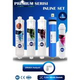 Watermelon Premium Serisi Su Arıtma Cihazı Yeni N Sf'li 5 Aşamalı Vontron Membranlı Inline Filtre Seti