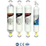 Watermelon SİLVER Seri Kapalı Kasa Su Arıtma Cihazı Uyumlu 4 Aşamalı Inline Membransız Filtre Seti