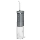 Waterpik Akülü Kaydırmalı Profesyonel Su Penseri, Seyahat ve Depolama için Taşınabilir Katlanabilir, Seyahat Çantası ve 4 İpuçlu, ADA Kabul Edilebilir, Şarj Edilebilir ve Su Geçirmez, Modern Gri WF-17CD017-1