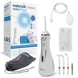 Waterpik Kablosuz Ağız Duşu, Kablosuz Kablosuz, 4 x Başlık, Basınç Aralığı Ayarlanabilir (3,1 ila 5,2 bar) 3 Basınç Ayarı, İndüksiyon Şarj Sistemi, Beyaz