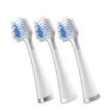 Waterpik Üçlü Sonik Diş Fırçası Başlıkları Değiştirme, Komple Bakım, STRB-3WW, 3 Adet (1'li Paket) Beyaz