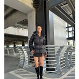 Waterproof Fabric İthal Kumaş Kapüşonlu Şişme Mont Su Geçirmez Kamşonlu Mont Rüzgar Geçirmez