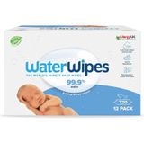 WaterWipes & Hassas Ciltler için 720 Yaprak Bebek Islak Mendili (12 x 60 Adet), Bitki