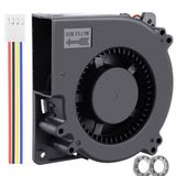 Wathai 120mm x 32mm çift top fırçasız üfleyici fan 12V yüksek hava akımı PWM 4Pin DIY projeleri için elektronik soğutma sistemi