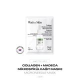 wati for skin Kolajen ve Madecassoside İçeren Mikro Spikül İğneli Kağıt Maske Wati For Skin Microneedle Mask