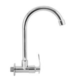 Watris Veiyi Duvara Monte Ev Mutfak Bataryası, Tek Borulu Soğuk Mutfak Lavabo Bataryası, Bakır Çıkış G1/2 "Musluk Musluğu (Hortumsuz), Ev Otel için 360 ° Dönebilen Musluk