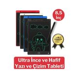 WATSING 8,5 Inç Writing Lcd Grafik Dijital Kalemli Çizim Tableti Silinebilir Not Yazma Eğitim Yazı Tahtası