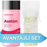 Watsons 150 ml Aseton ve 50 Adet Organik Pamuk