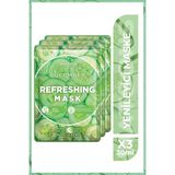 Watsons Cucumber Refreshing Maske Kağıt Yüz Maskesi 3 Adet 30 ml Vegan ve Dermatolojik Olarak Test Edilmiş