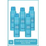 Watsons Fresh Splash Deodorant Sprey Erkek Pudrasız 5x150ml