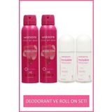 Watsons Invisible 48 Saat Etkili Kadın Roll-on 2x50ml Ve Seabloom Kadın Deodorant 2x150ml