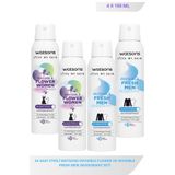 Watsons Invisible Flower 150 ml X2 Ve Fresh Men 150 ml X2 Deodorant Seti