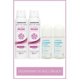 Watsons Invisible Fresh 48 Saat Etkili Roll-on 2x50ml Ve Classy Musk Deo. Sprey Pudrasız 2x150ml