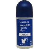 Watsons Invisible Fresh Men 50 ml Roll On