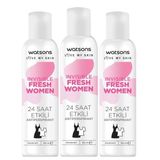 Watsons Invisible Fresh Women 3x150 ml Sprey Deodorant
