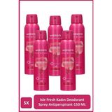 Watsons Seabloom Kadın Deodorant Sprey Pudrasız 5x150 ml Ferahlatıcı Portakal ve Bergamot Kokusu
