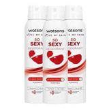 Watsons So Sexy 3x150 ML Sprey Deodorant