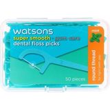 Watsons Super Smooth 50'li Nane Yuvarlak Diş İpi Kürdan
