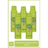 Watsons Verdant Deodorant Sprey Pudrasız 5x150ml