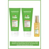 Watsons Yoğun Onarıcı Şampuan 250 ml+Yoğun Onarıcı Saç Bakım Kremi 250 ml+Saç Bakım Yağı Keratin Yoğun Onarı