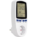 Wattmetre Elektrik Ölçüm Cihazı 230 V 3680 W 16 A - Ahşap