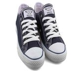 Waves 700 Beden 37 Converse Style Ünisex Keten Sneaker Ayakkabı LACİVERT_BEYAZ