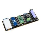 Waveshare Dört Set Erkek Header - USB Güç Konektörü Raspberry Pi Pico ile Uyumlu Dörtlü GPIO Genişletici