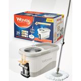 Wavex Yeni Turbo Pedallı Temizlik / Paspas / Mop Seti 1 Adet Yedek Bez Hediye ( Toplam 2 Bez)