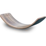 Wavy Board Amerikan Ceviz Laminant Yüzey Mavi Renk Keçeli Denge Tahtası - Açık Mavi