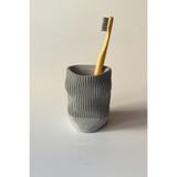 Wavy Diş Fırçalık, Gri, Beton