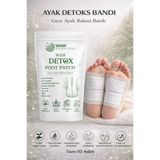 waw international WAW Detox Foot Patch 10 Adet – Ayak Altı Gece Bakım Bandı