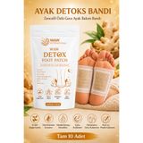 waw international WAW Detox Foot Patch 10 Adet – Zencefil Özlü Gece Ayak Bakım Bandı